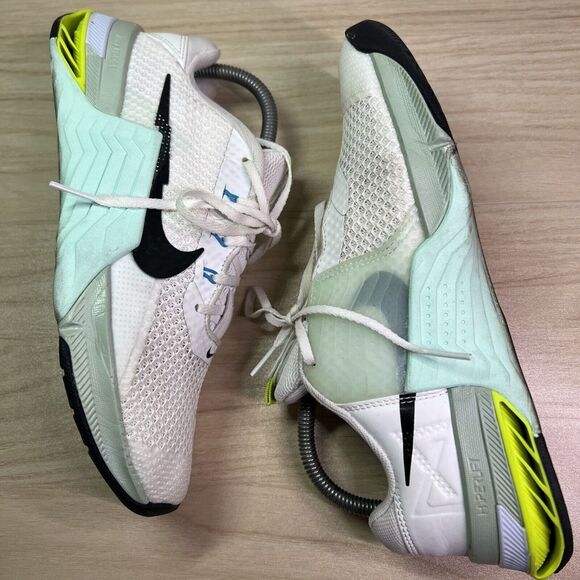 Nike Metcon 7 Sneakers Size 8.5 White Seafoam CrossFit Weightlifting Training‎ - Picture 3 of 12